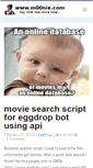 Mobile Screenshot of m00nie.com