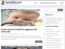 Tablet Screenshot of m00nie.com